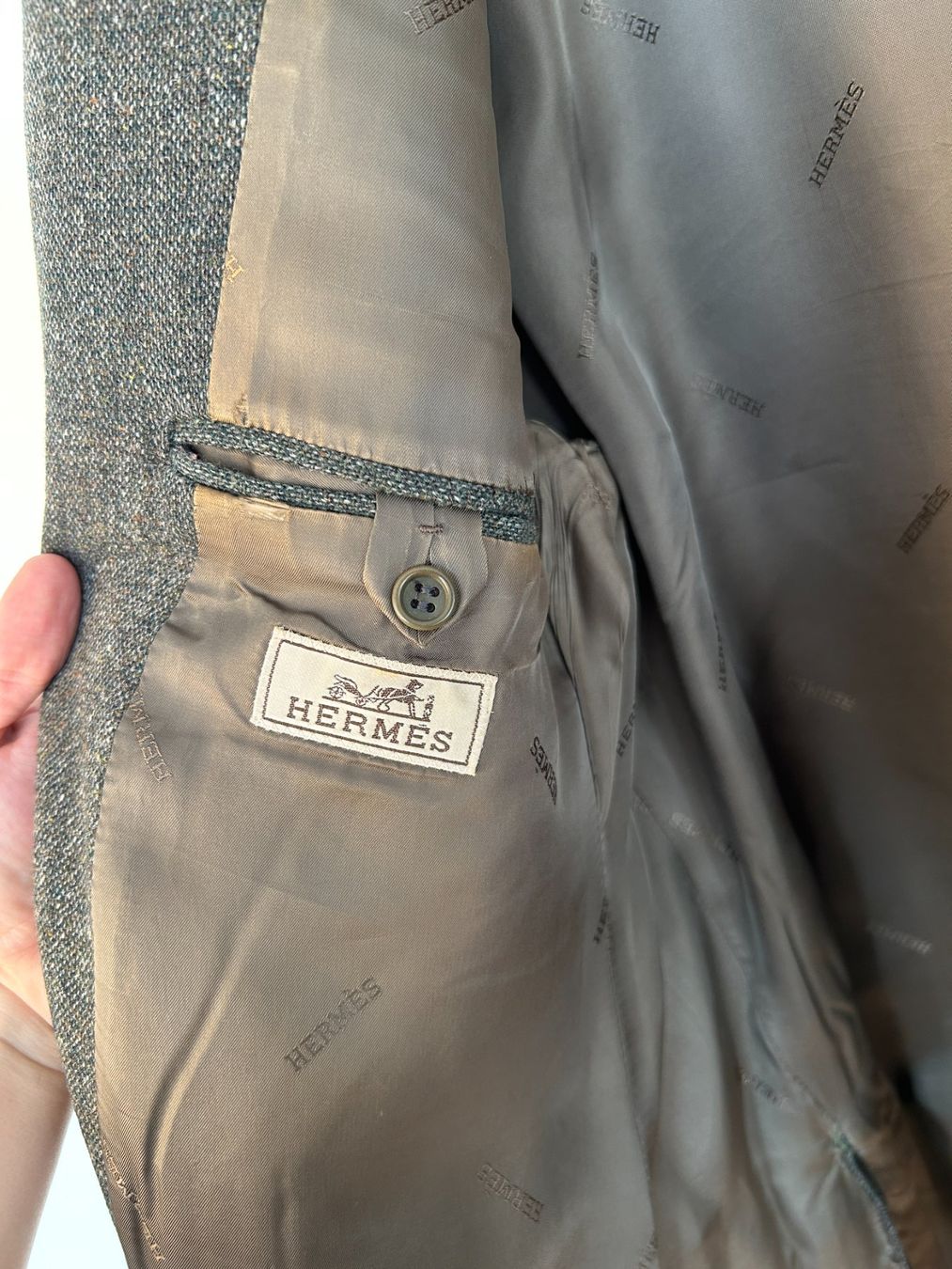 Hermès Giacche: Hermès Melange Wool Blazer – Usato da Bern venduto da kurtikobolt74 3