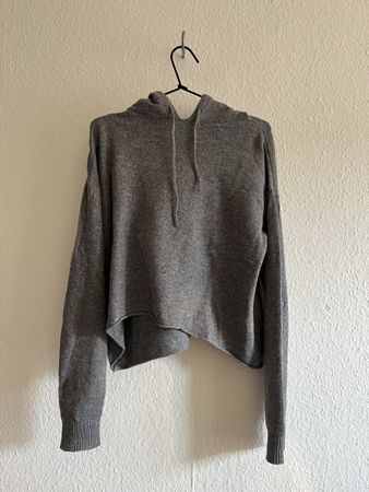 Pull à capuche Brandy Melville gris S