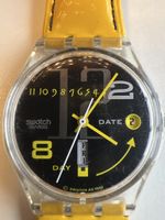 Swatch Uhr Vintage Gelb/Schwarz - Rarität aus den 90ern!