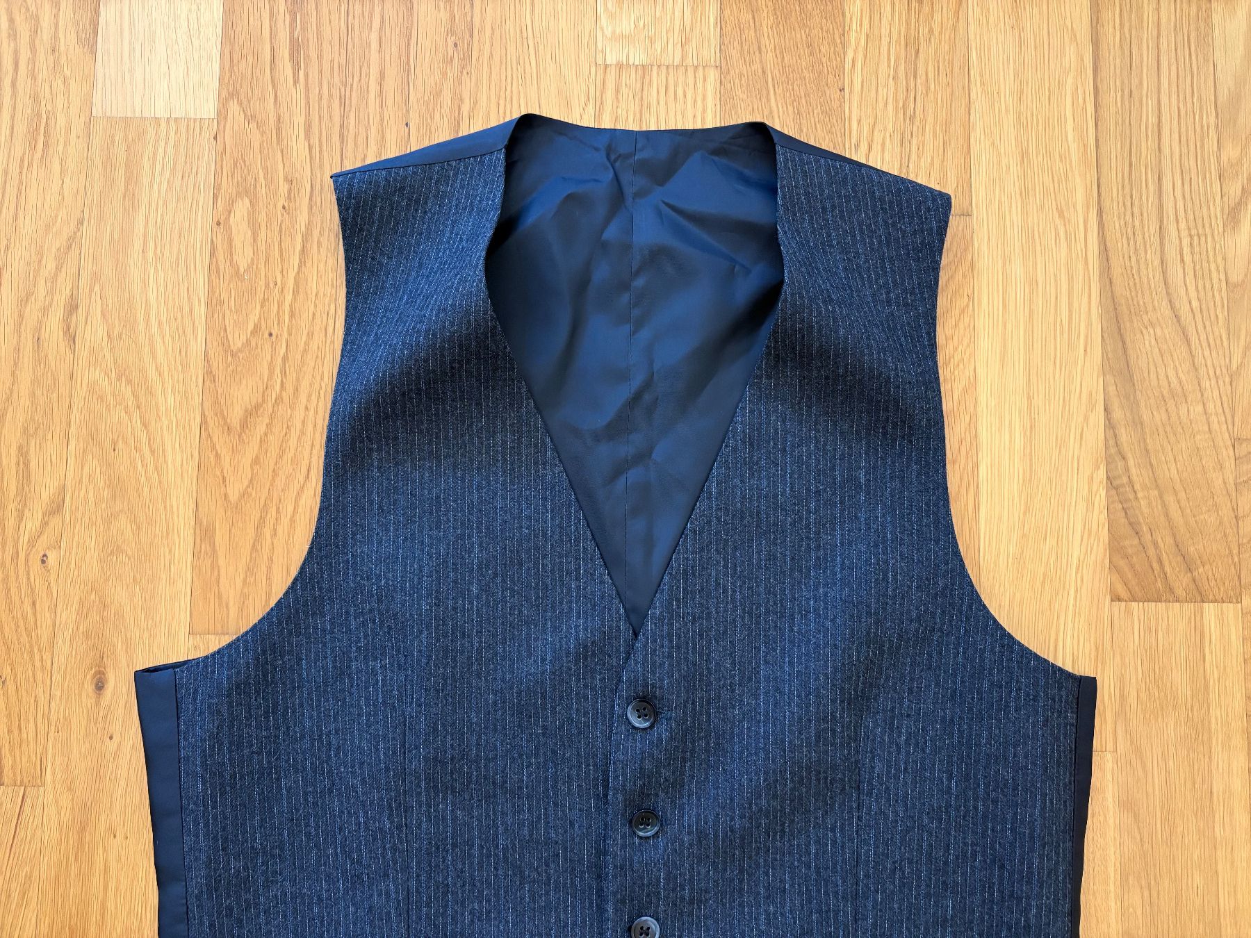 Gilet & Giacche: Gilet/Weste in Grau/Blau, Grösse ca M – Usato da Zürich venduto da cassandra1504 1