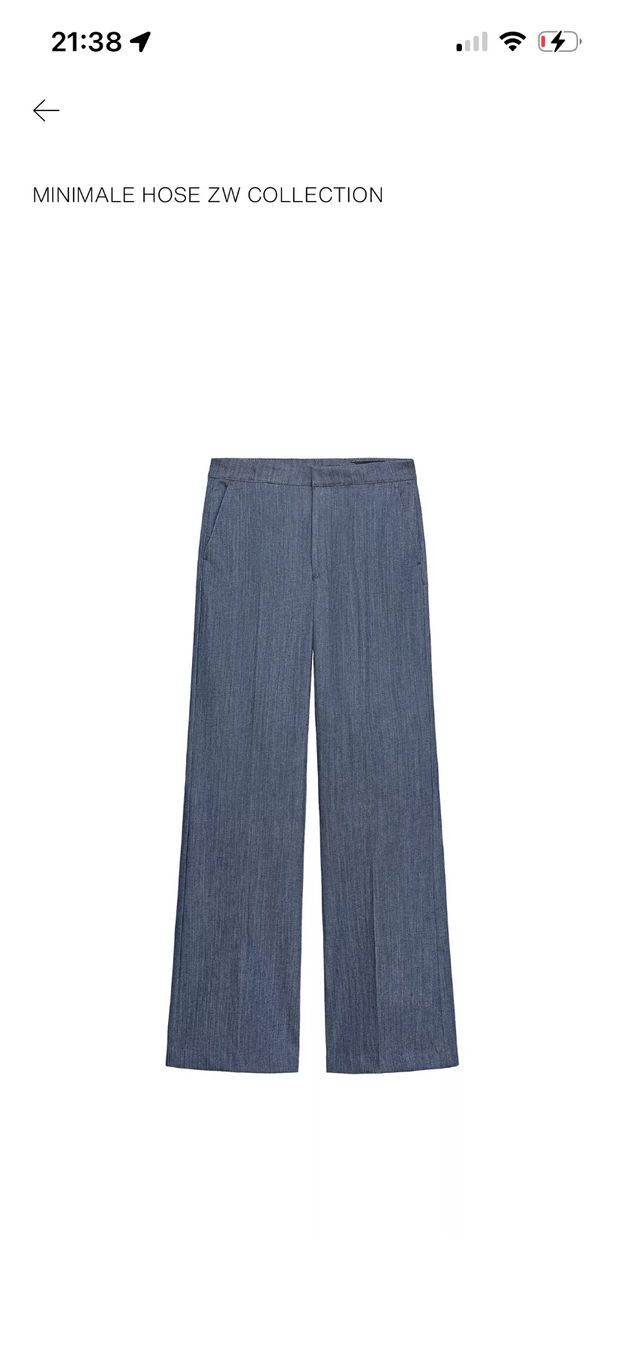 Zara Pantaloni: ZARA Dunkelblaue Hose | elegante Hose – Nuovo (secondo la descrizione) da Wittenbach venduto da DGB_xoxo 4