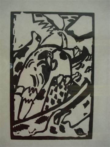 Xilografie: Wassily Kandinsky, Original Holzschnitt – Usato da Einsiedeln venduto da artgallery59 3