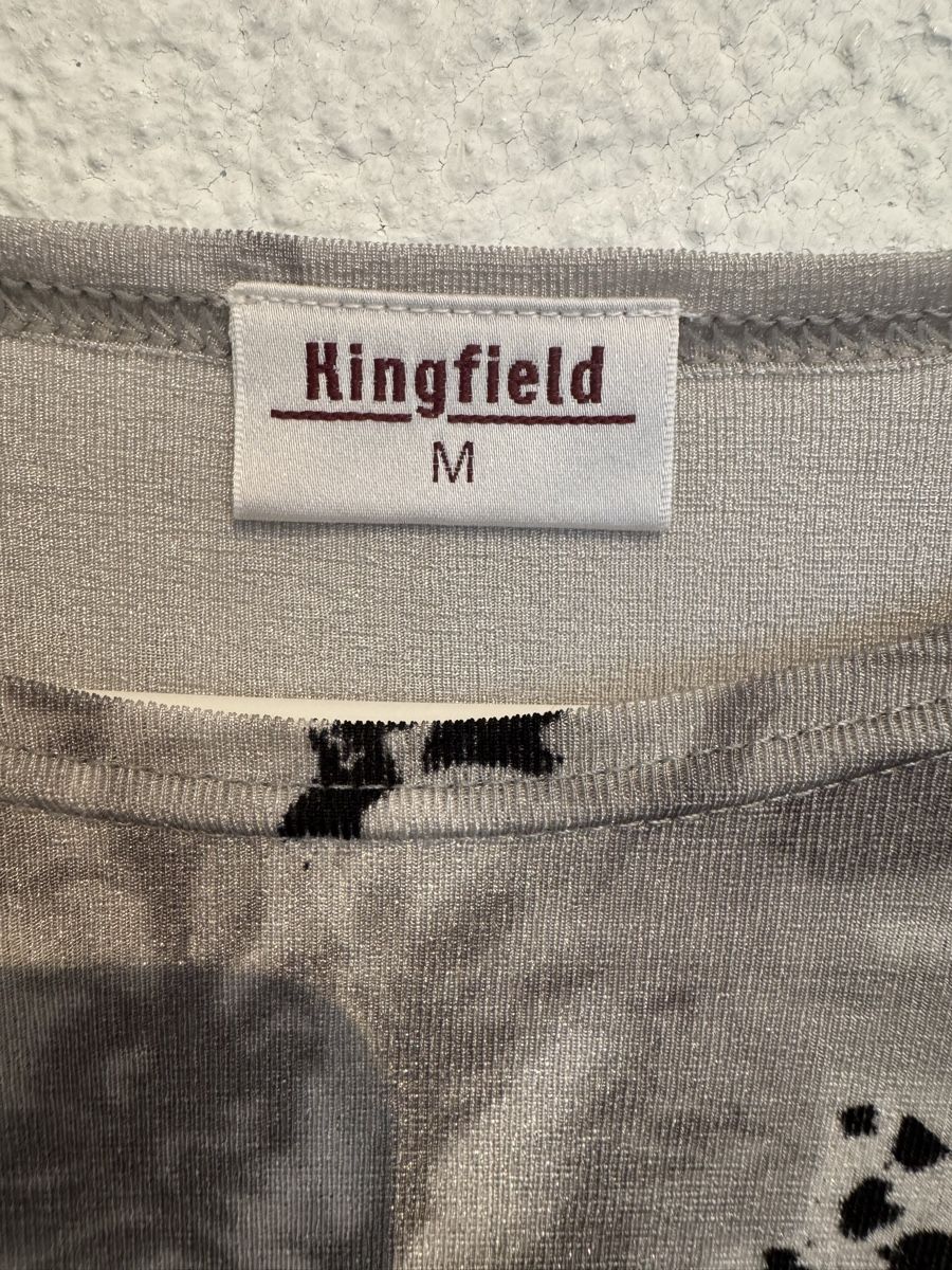T-shirt: Kingfield Shirt grau leicht glänzend Gr. M – Usato da Fislisbach venduto da KolibriSecondhand 1