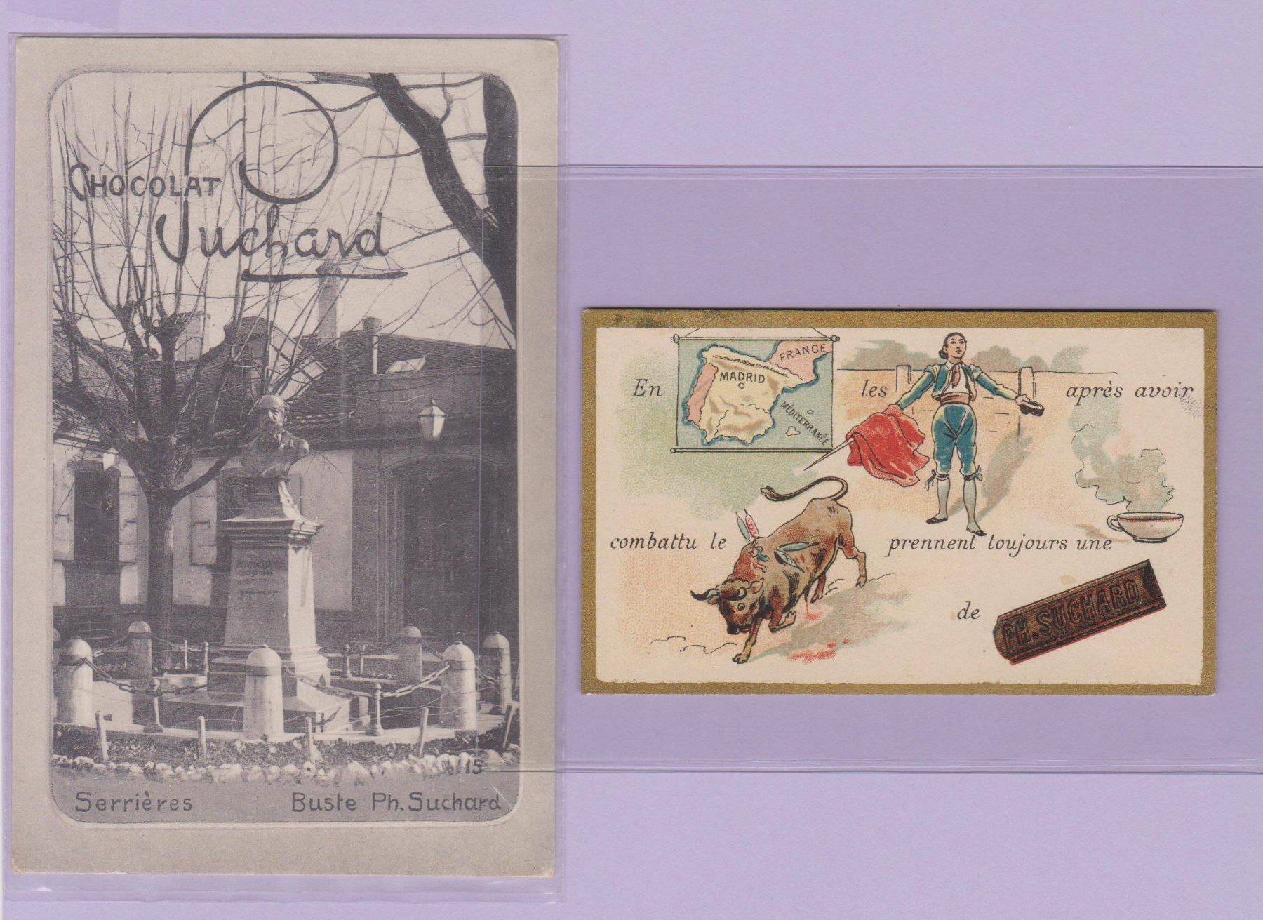 Cartes postales: Chocolat SUCHARD   :   3 alte Ansichtskarten + – D'occasion à Vitznau par Ropaku 2