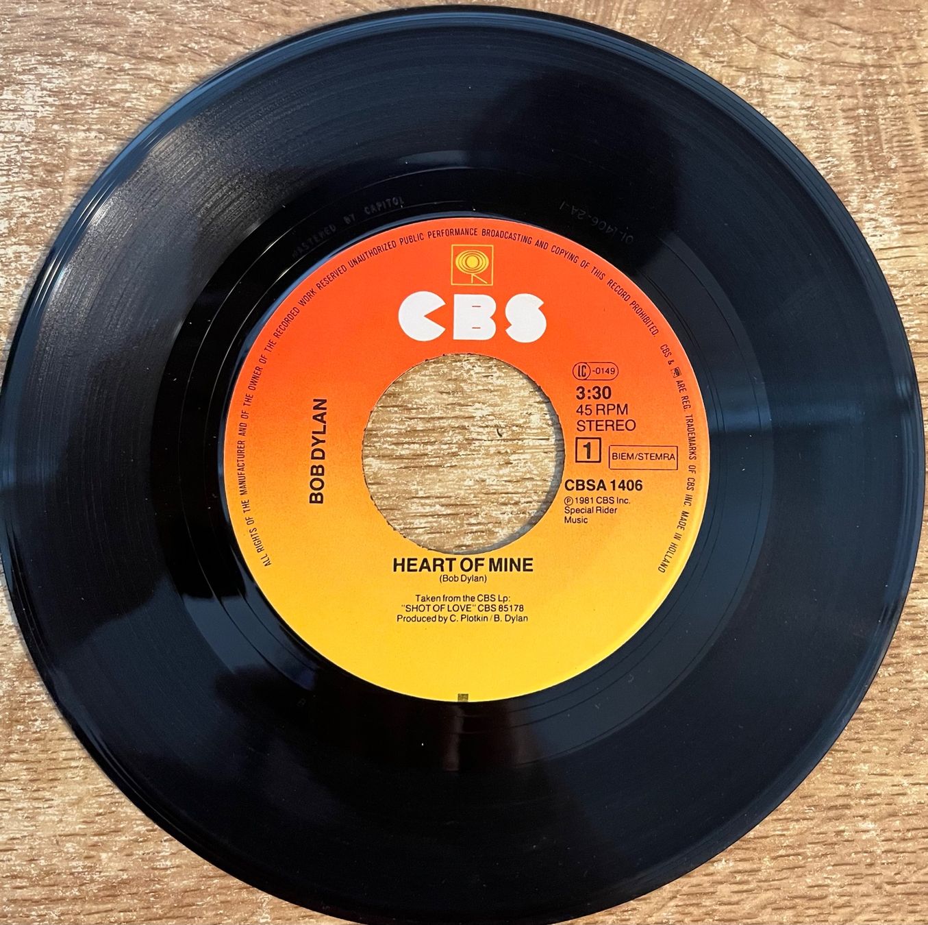 Schallplatten: BOB DYLAN - HEART OF MINE – Gebraucht aus Bussigny von vinyl-pas-cher