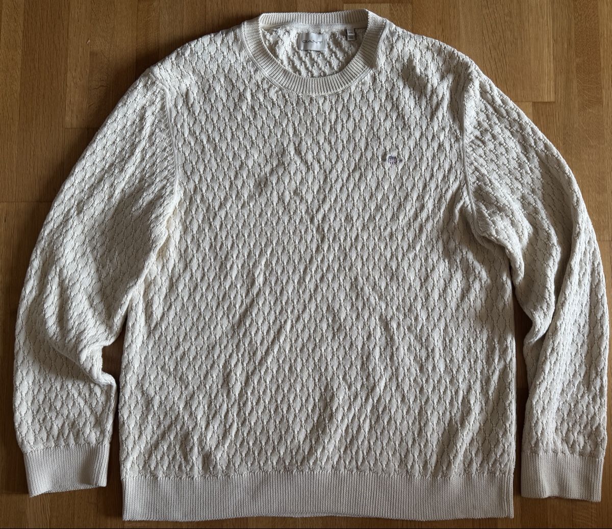 Gant Pullover & Sweatshirts: Gant Herren Pullover Strick | Farbe: Beige - Grösse: XXL – Neu (gemäss Beschreibung) aus Zürich von DoctorDi