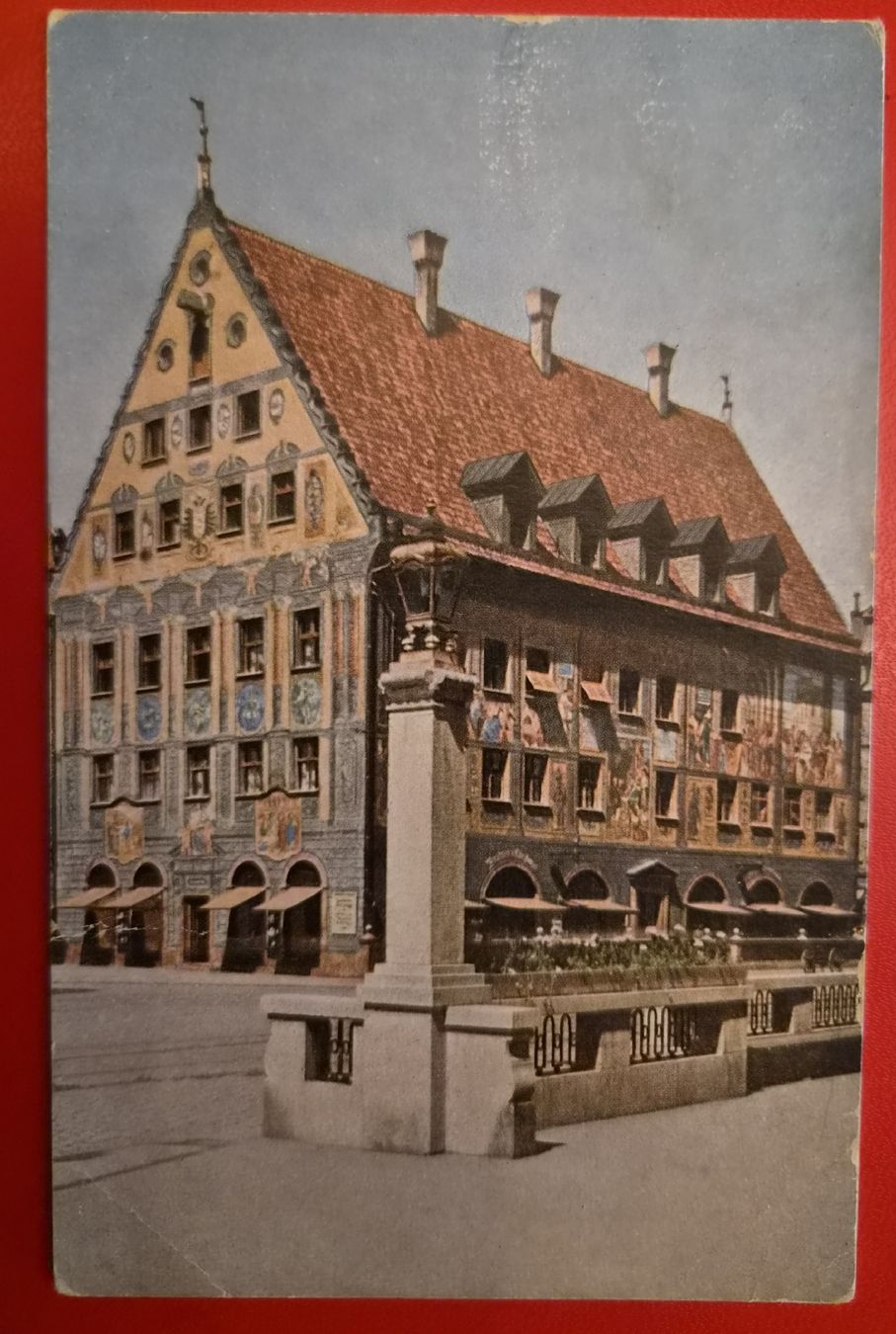 Cartoline postali: Augsburg Weberhaus 1922 – Usato da Melchnau venduto da Arthurius