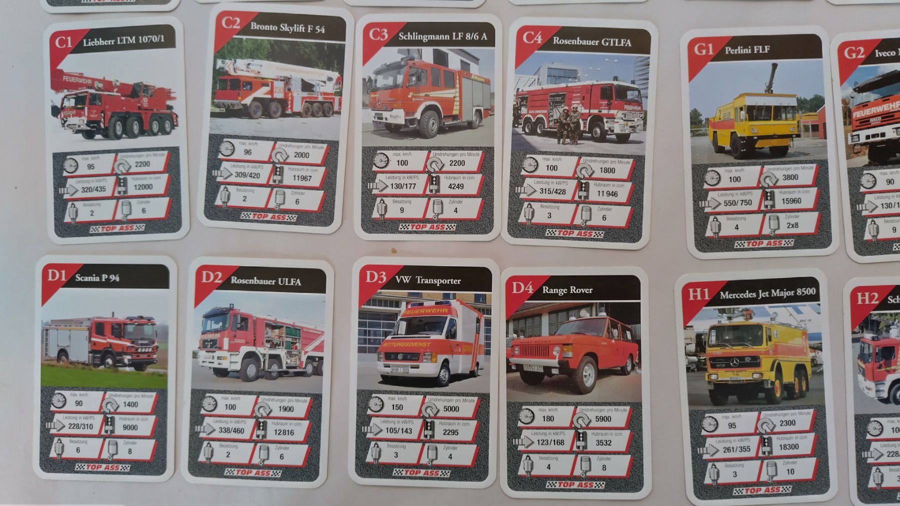 Giochi: Auto Quartett - Feuerwehr / ASS / 32 Karten ab Fr. 4.- – Usato da Bellach venduto da JingleJerry 5