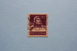 um 1930 helvetia tell stamp