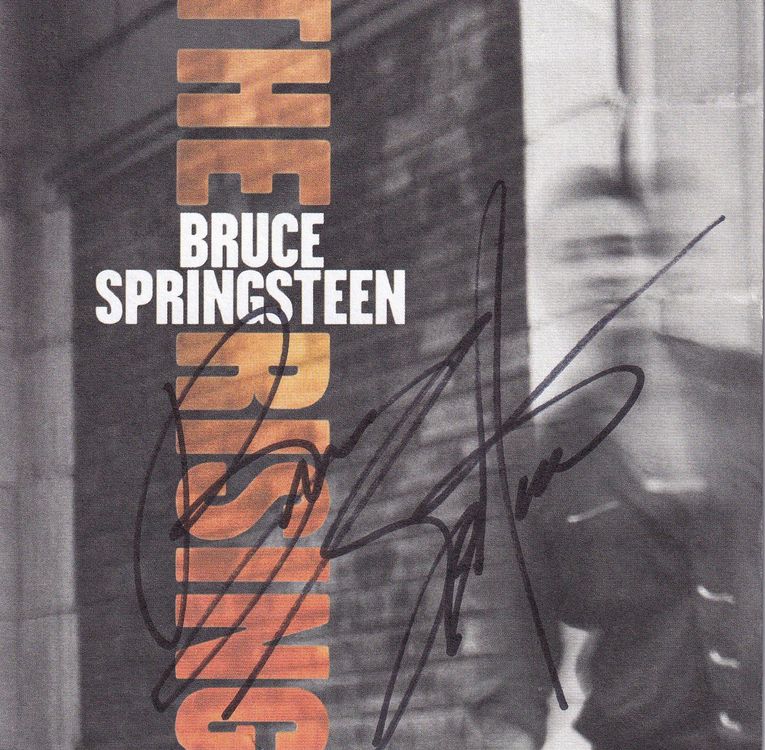 BRUCE SPRINGSTEEN - handsignierte CD „THE RISING“ mit COA (Gebraucht ...