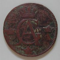 019 SWEDEN, ½ SKILLING 1809, GUSTAF IV. ADOLF, Cu, s-ss
