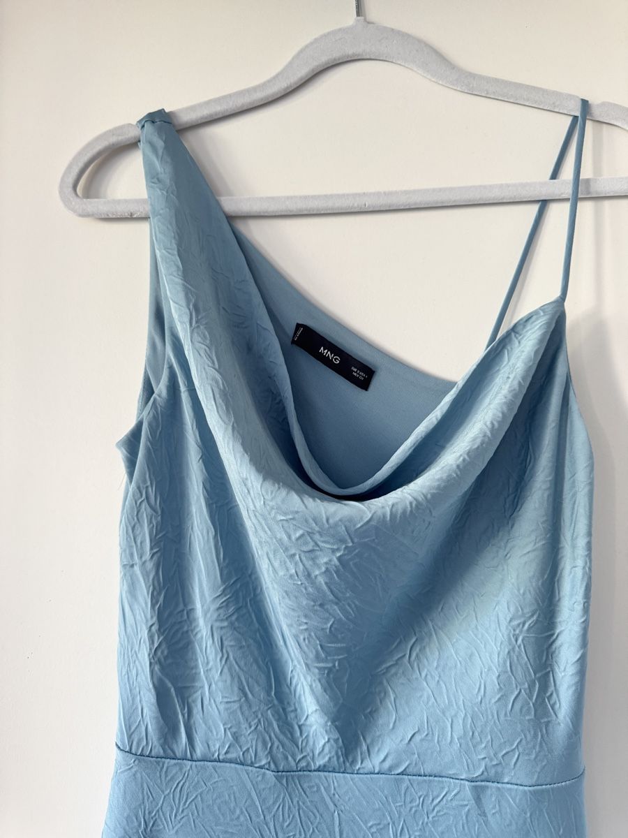 Mango Vestiti: Kleid Mango blau asymmetrisch lang – Nuovo (secondo la descrizione) da Wabern venduto da Viktoria_bern 3