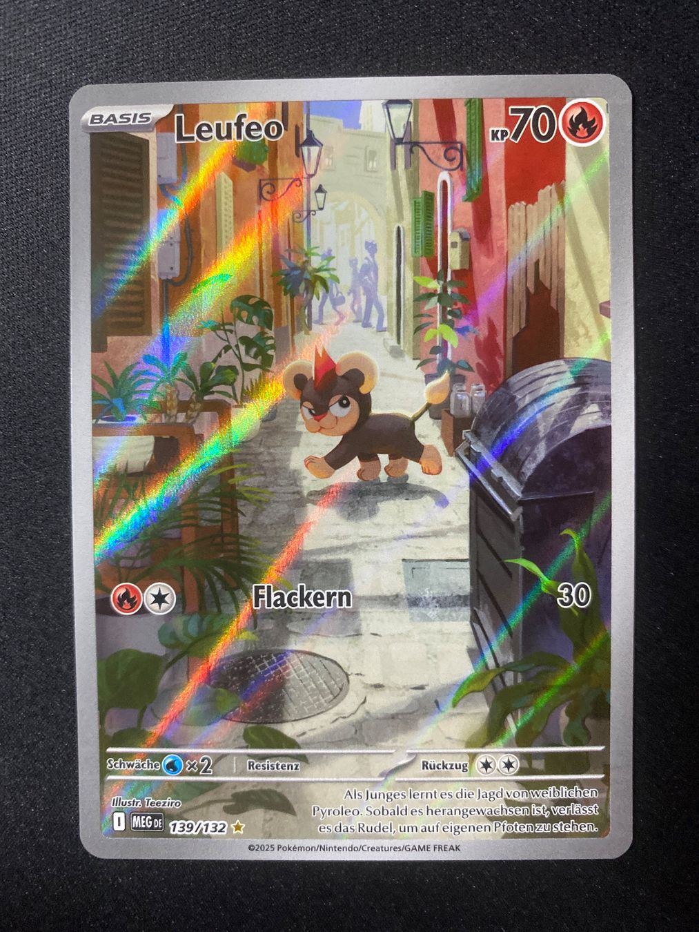 Pokémon Carte collezionabili: Leufeo 139 - Litleo - Illustr. Rare - Mega Evolution - DE – Nuovo (secondo la descrizione) da Hausen AG venduto da Shrade