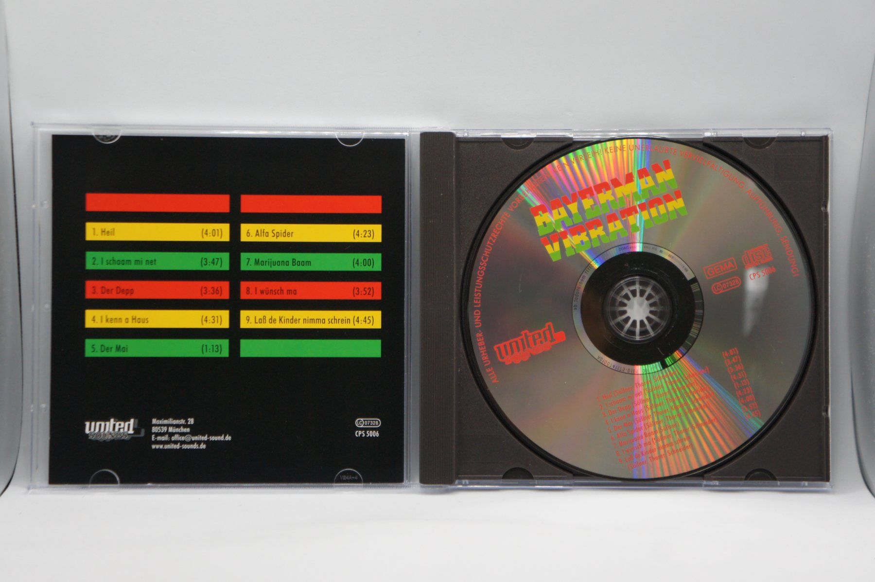CD: CD Bayerman Vibration - Bayerman Vibration / German Reggae – Usato da Ernetschwil venduto da luisvonerni 2