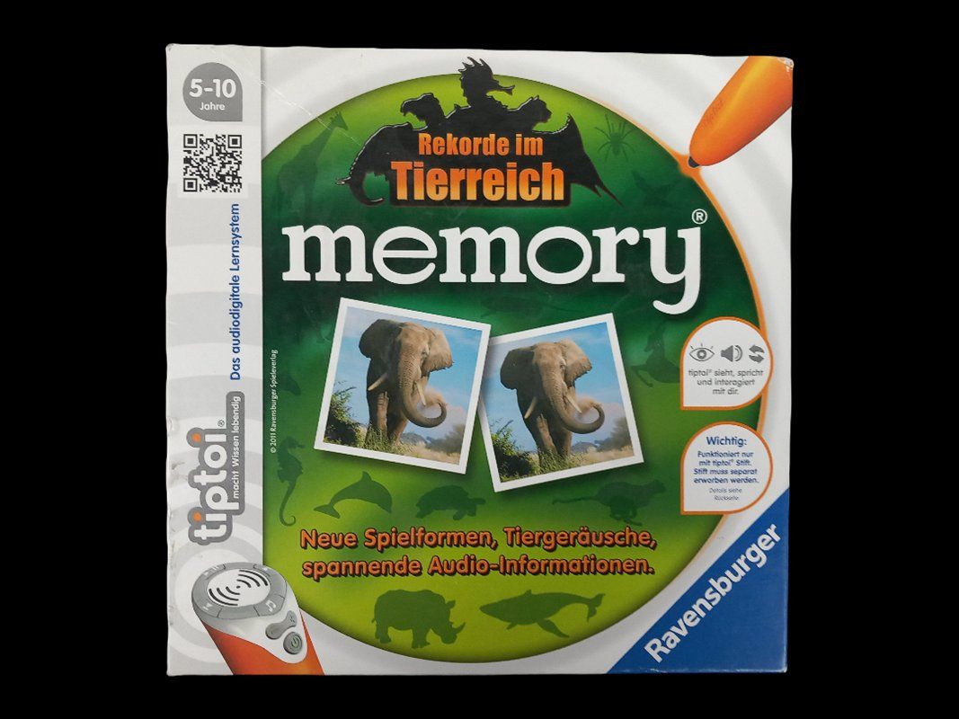 Tiptoi Giochi: RAVENSBURGER TIPTOI Memory Rekorde im Tierreich – Usato da Hünenberg venduto da Restwert_Zug