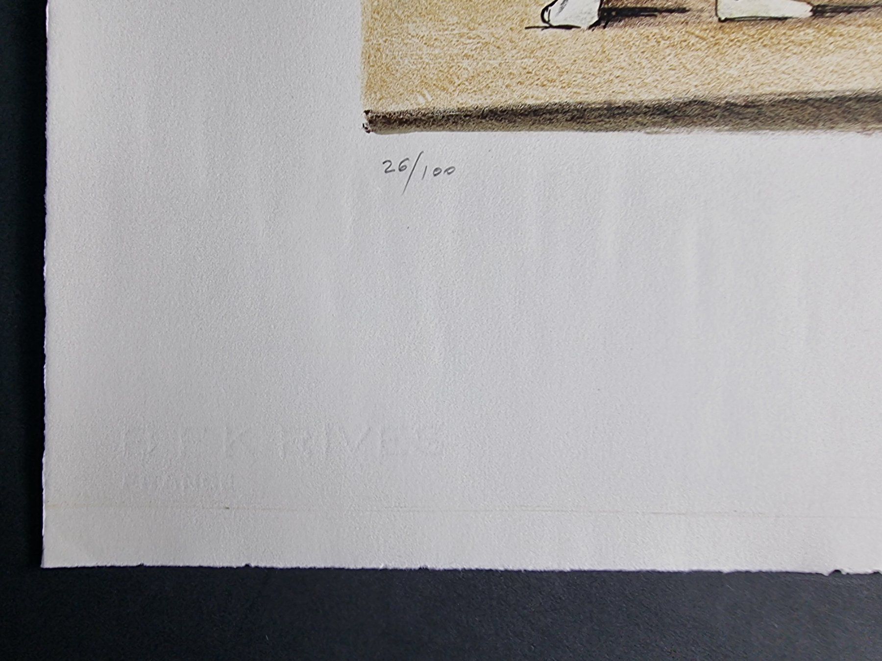 Grafica & Litografie: WERNER FEHLMANN LITHOGRAPHIE SIGNIERT NUMMERIERT – Usato da Gersau venduto da grafik-kunst 3
