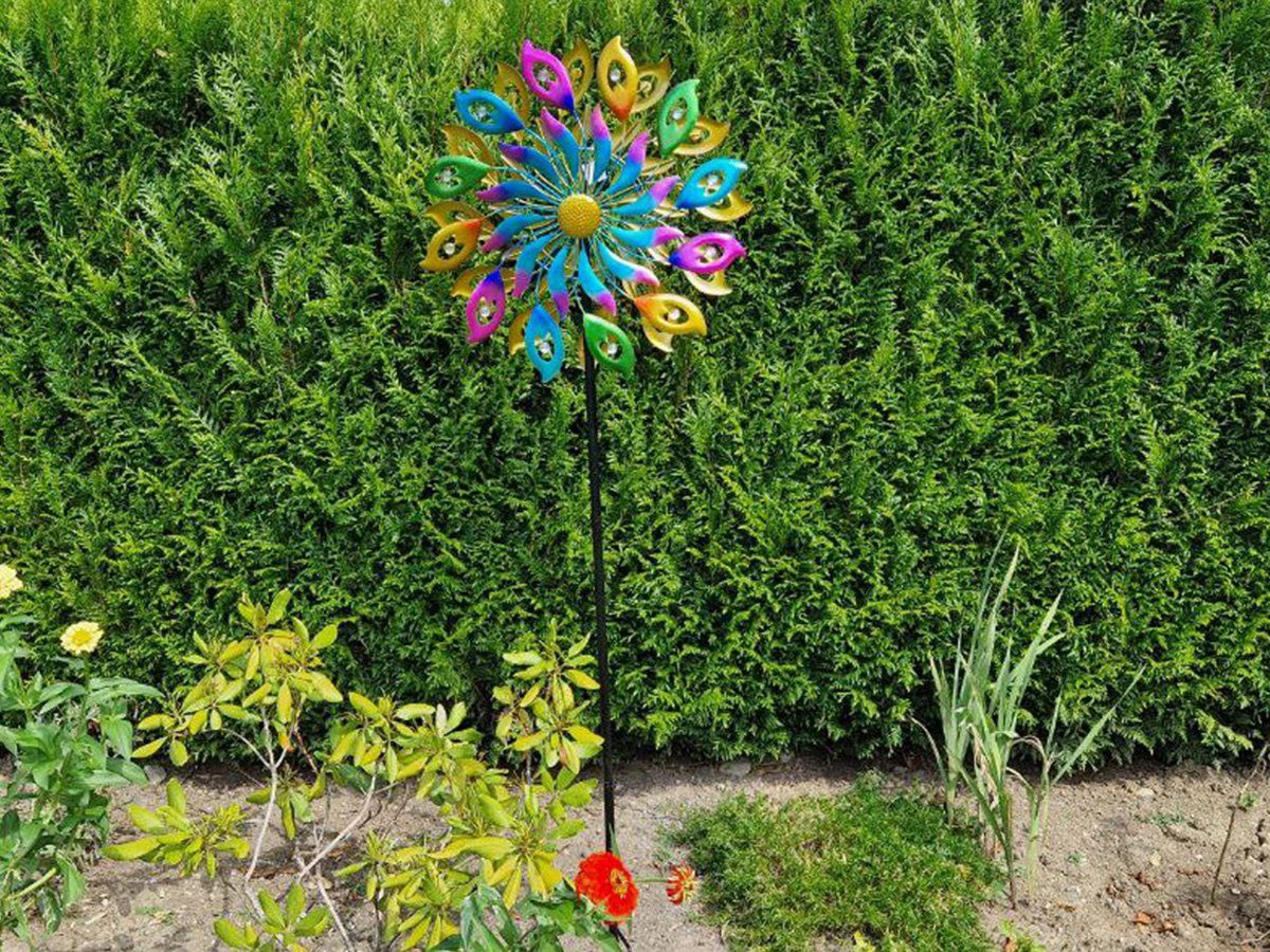 Tutte le decorazioni: Metall Windrad doppelt 188 x 60cm – Nuovo e nell'imballaggio originale da Matzendorf venduto da Gartendeko-Shop 1