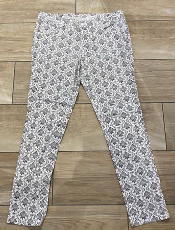schöne Damen Hose gemustert Grösse 44 getragen