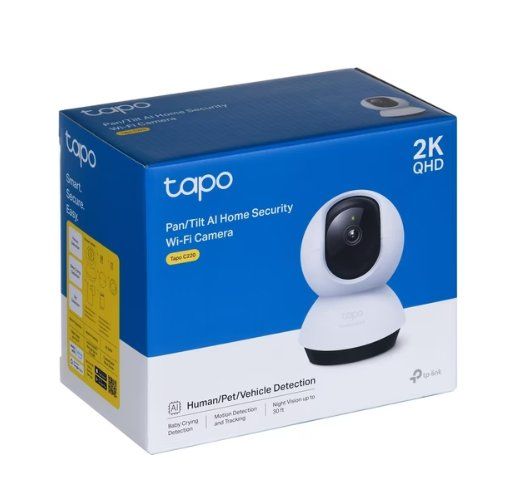 Videocamere: TP-Link Tapo C220 4MP 360°-WLAN-Kamera MicroSD – Nuovo e nell'imballaggio originale da Horn venduto da xinnomix
