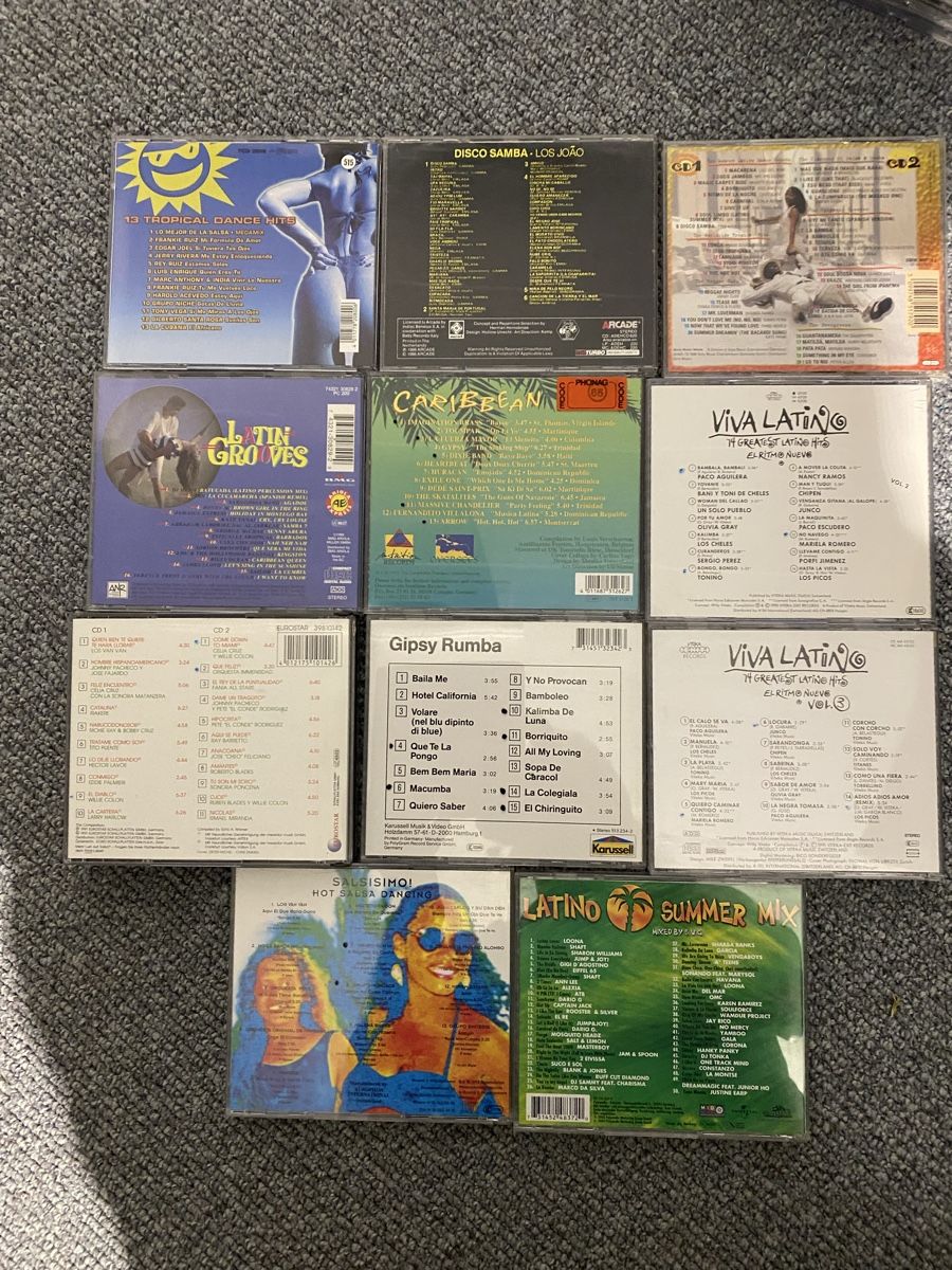 CD: 38 CD Sampler Latin/Karibik/Salsa etc – Usato da Diessbach b. Büren venduto da cowansville 1