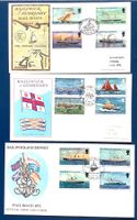 1972-74 - FDC Schiffe- Guernsey & Bailiwick (GB)