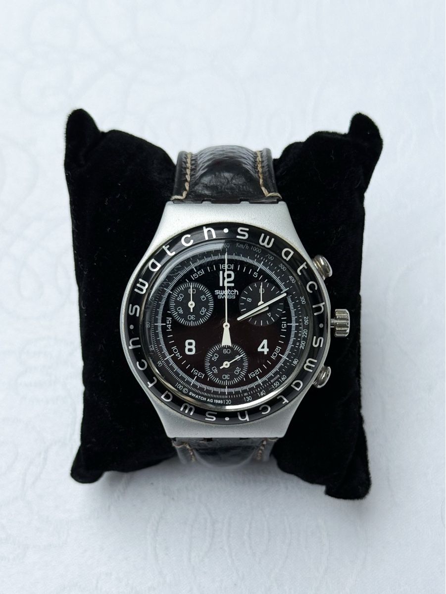 Swatch Orologi: Classic Swatch Watch Chronograph - Timeless Style – Usato da Commugny venduto da semamonfrinoli