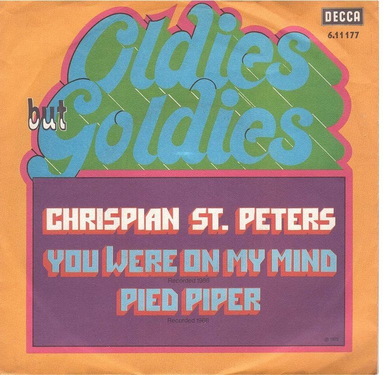 Dischi in vinile: Chrispian St. Peter  --  You were on my mind    Single7 – Usato da Rheinau venduto da thealbum