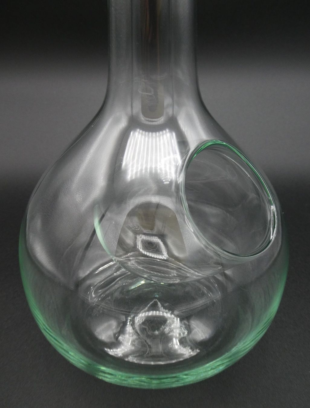 Caraffe: Weinkaraffe, Dekantierkaraffe 1 Liter, Glas mit Kugelstopfen – Nuovo (secondo la descrizione) da Oberentfelden venduto da Rosenresli.02 1