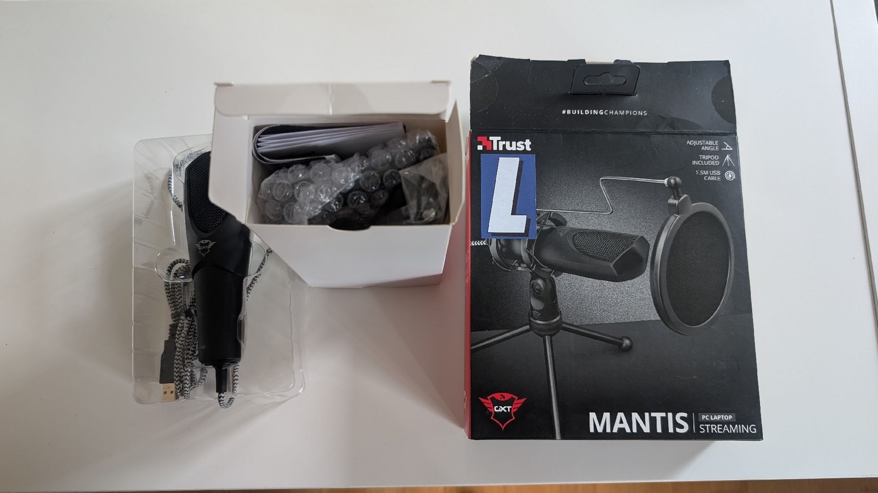 Microfoni: Trust Mantis USB Mikrofon wie neu – Nuovo e nell'imballaggio originale da St. Gallen venduto da max_8tvt 3