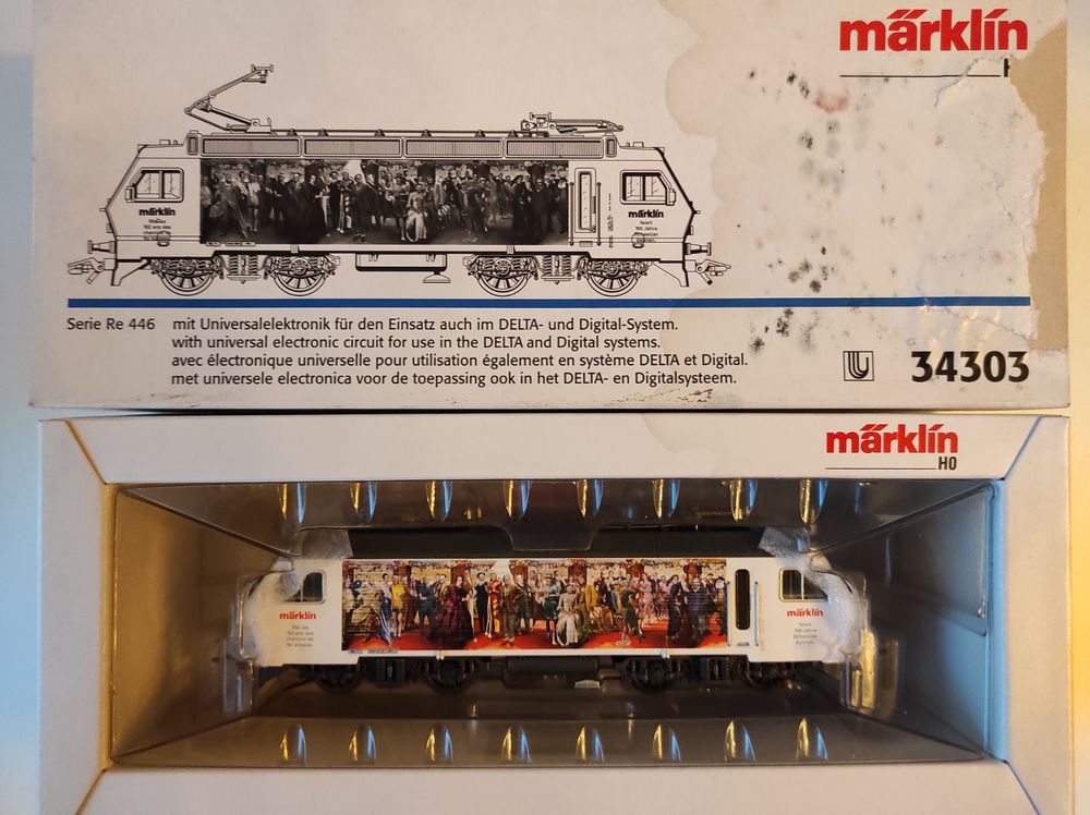Märklin HO 34303 Re 4/4 100 Jahre Jubiläum Lokomotive | Kaufen auf Ricardo