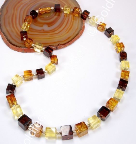Catenine: Echter Bernstein (Baltic Amber) Kette ca. 51cm – Nuovo e nell'imballaggio originale da Oberglatt ZH venduto da Goldfee1 2