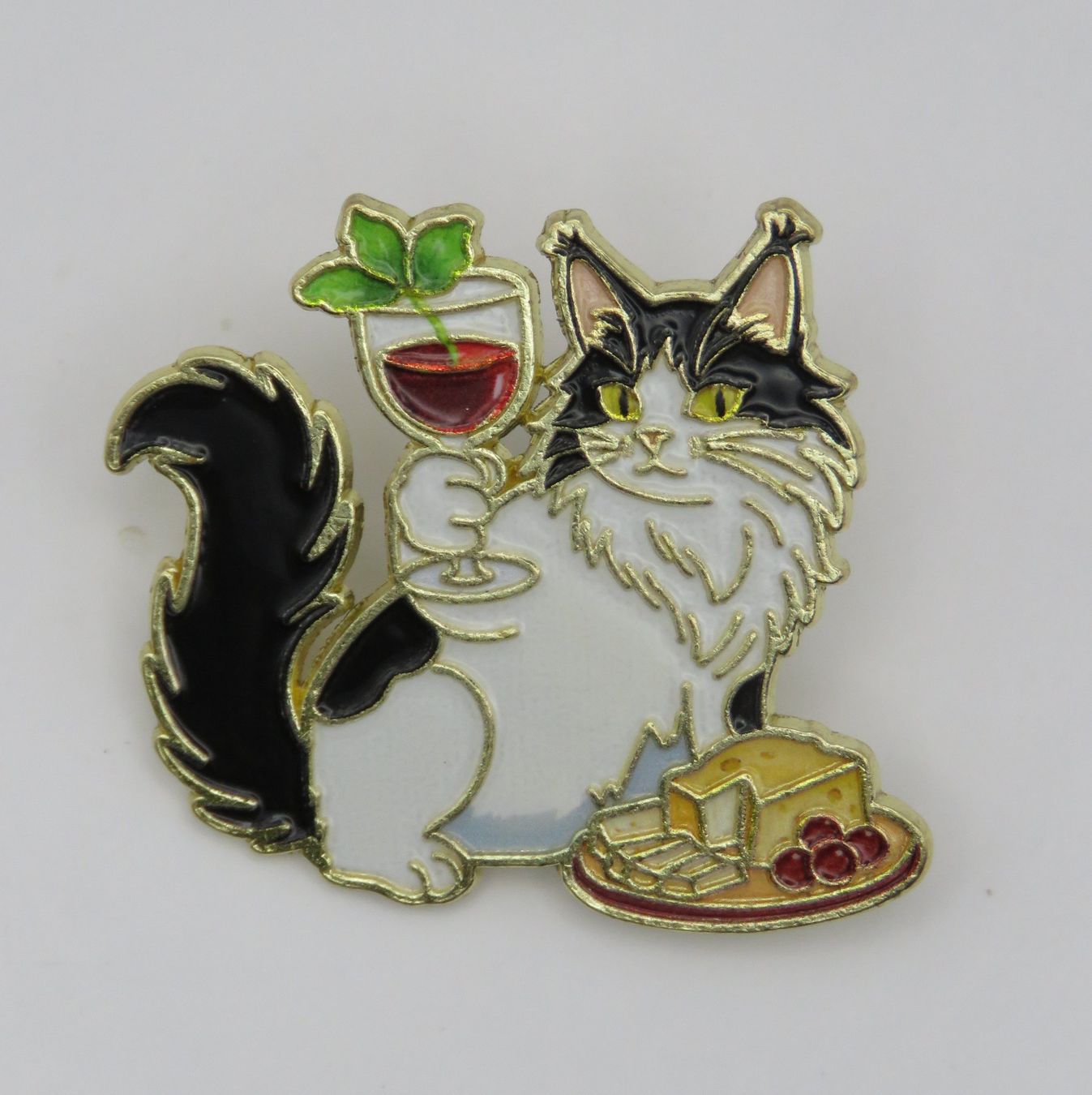 Spille & Fermagli: Set mit 3 süssen KATZEN - Pins - Neu - der Hingucker – Nuovo e nell'imballaggio originale da Grenchen venduto da Yamahwildstar16 5