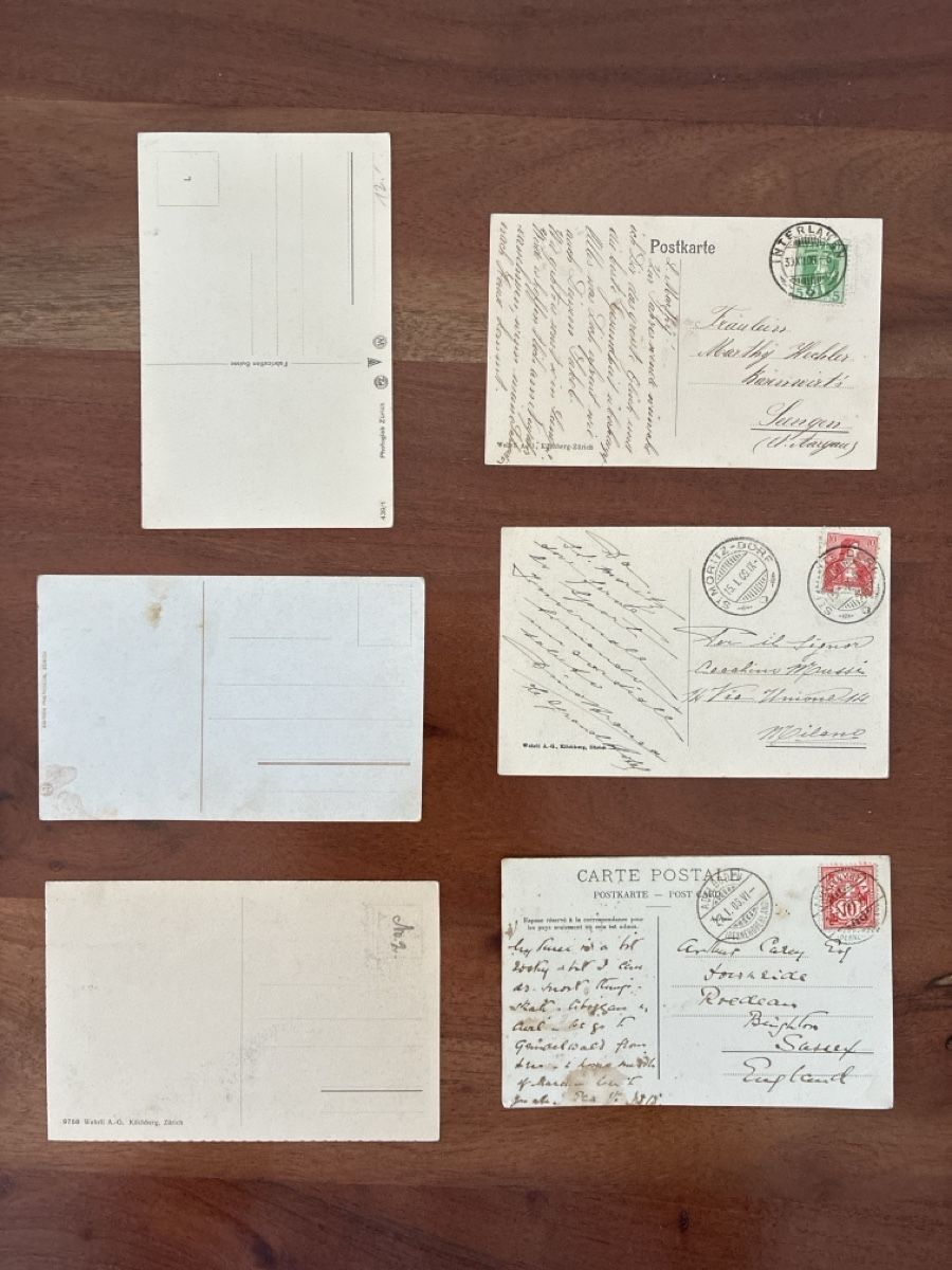 Cartes postales: 6 Ansichtskarten Schweiz vom Skisprung CH – D'occasion à Oftringen par Cla.vD.74 1