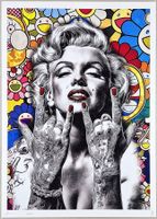 Death NYC Ed Pop Art Druck " Murakami Rock-On Marilyn Monroe