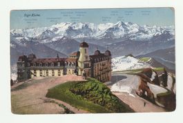 Ansichtskarte Rigi-Kulm mit Briefmarke gelaufen 1919