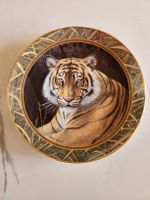 Franklin Mint Sammlerteller "Regal Repose" Tiger limitiert