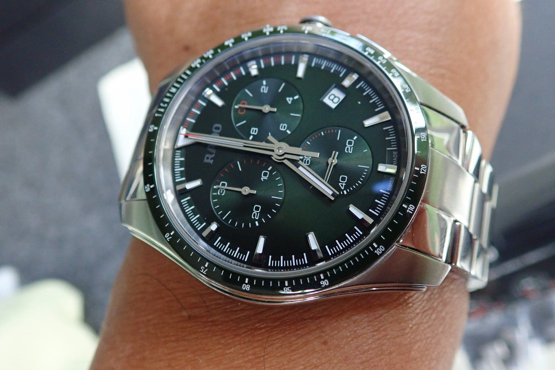 Rado Orologi: RADO HYPERCHROME CHRONOGRAPH DUNKELGREEN DIAL 45MM. – Usato da Wohlen AG venduto da kingwatcheshere 8