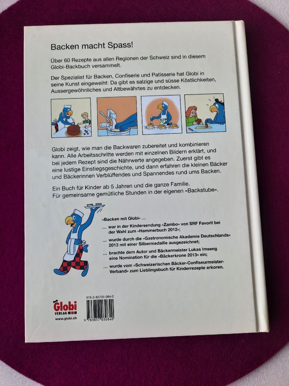 Libri: Globi Backbuch" & Globi Stofftier original DAKIN 1979 – Usato da Vaduz venduto da DIESEL_60 2
