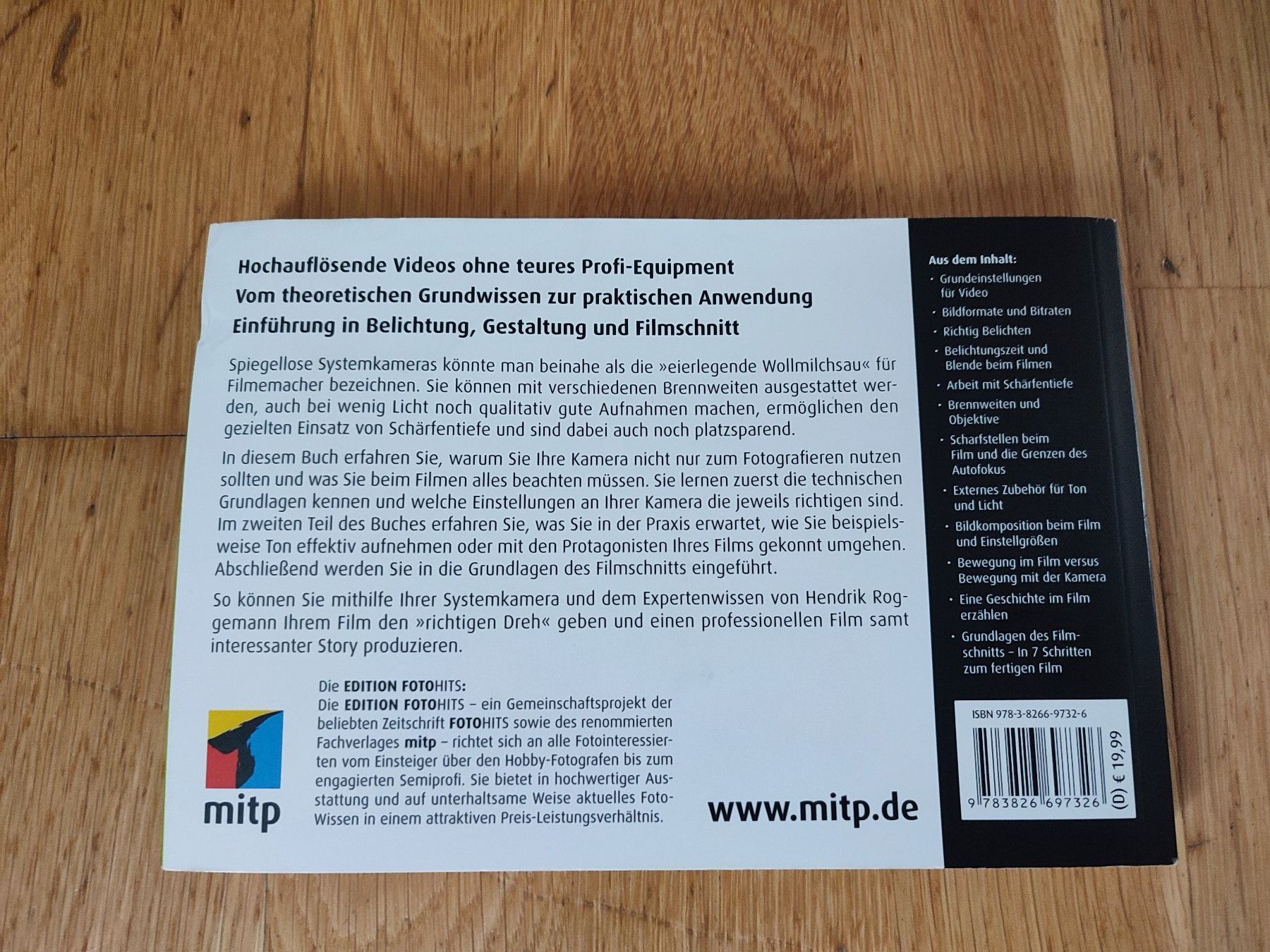 Libri: Filmen mit Systemkameras (Handbuch) – Usato da Bönigen b. Interlaken venduto da McLovin 1