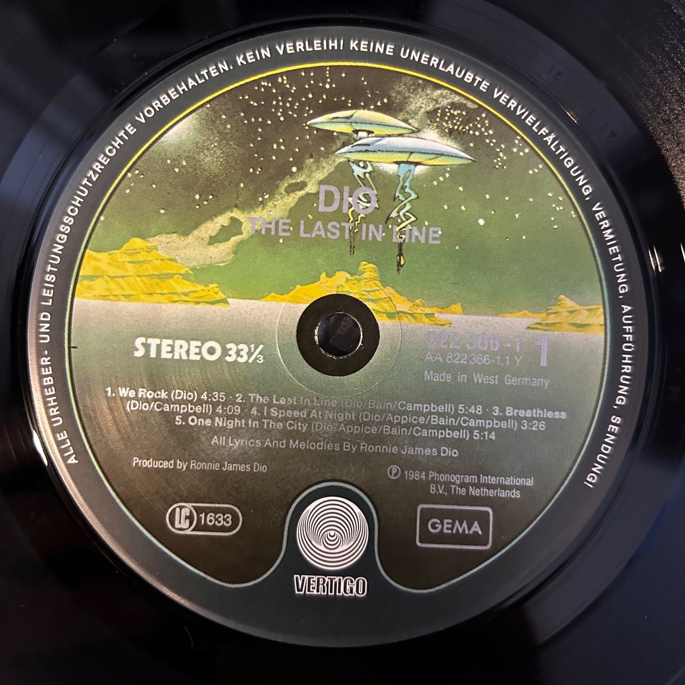 Dischi in vinile: Dio - The Last In Line, LP Vinyl – Usato da Aesch BL venduto da BlueMusicRecords 4