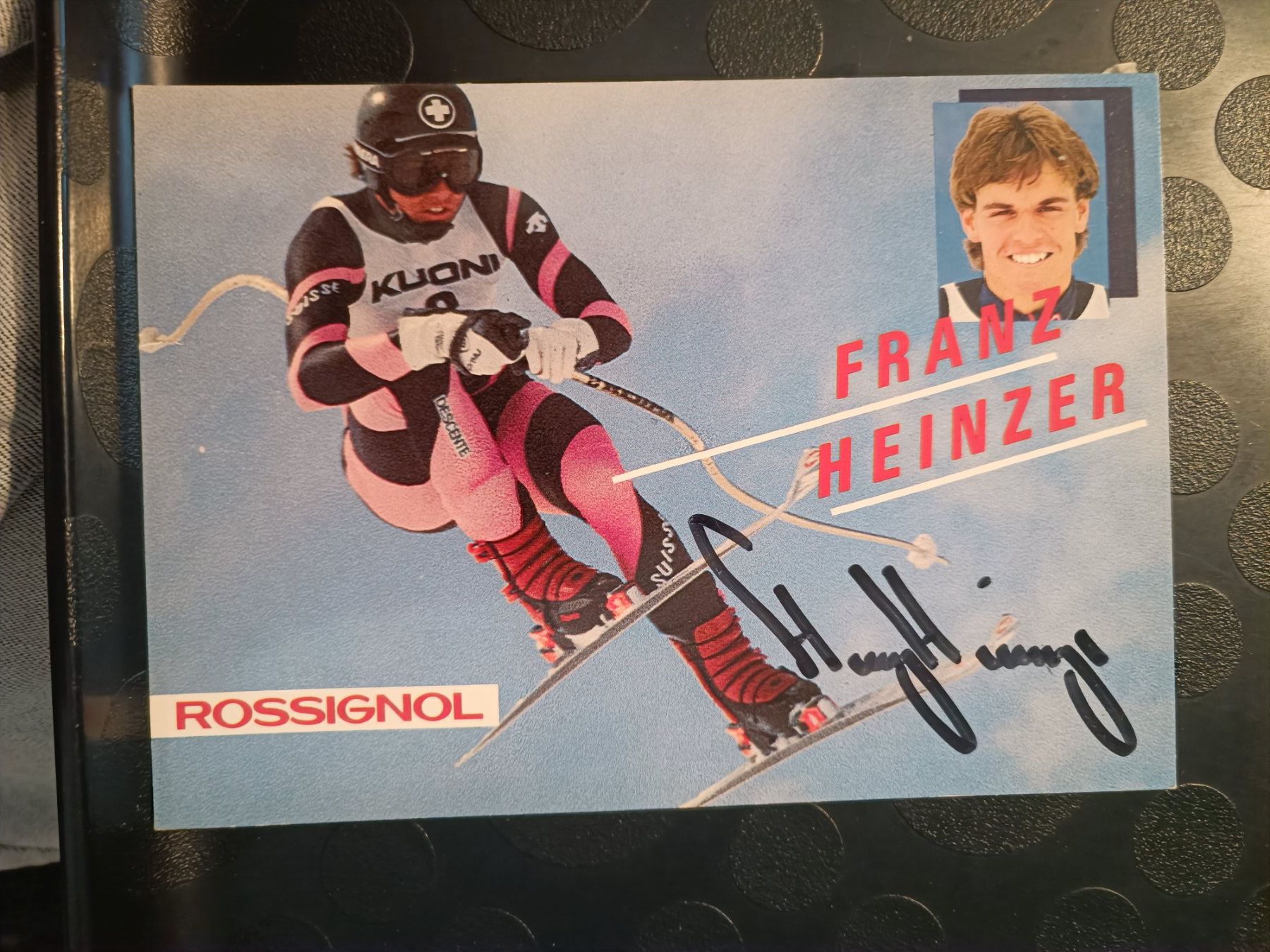 Autogramme: Franz Heinzer - alte Autogrammkarte- handsigniert – Gebraucht aus Menziken von Artographs