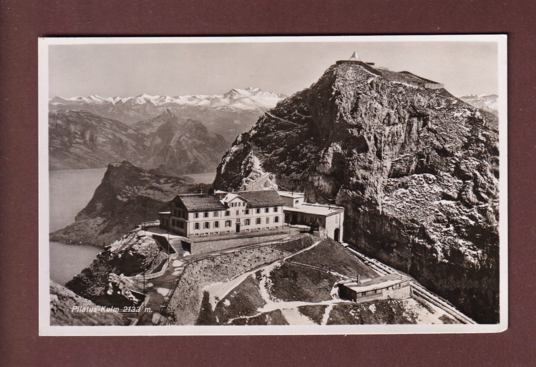 Cartoline postali: PILATUS-KULM - 1937 – Usato da Pully venduto da nicecards-shop