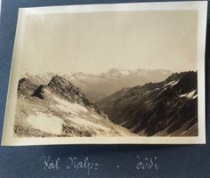 Foto Val Nalps GR - Sicht zum Tödi GL, 1925