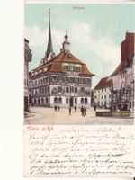 Stein am Rhein 1903 mit Stabstempel Stein, Ambulant Nr. 30