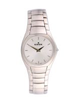 Edox Les Bémonts Ultra Slim Herrenuhr Silber NEU