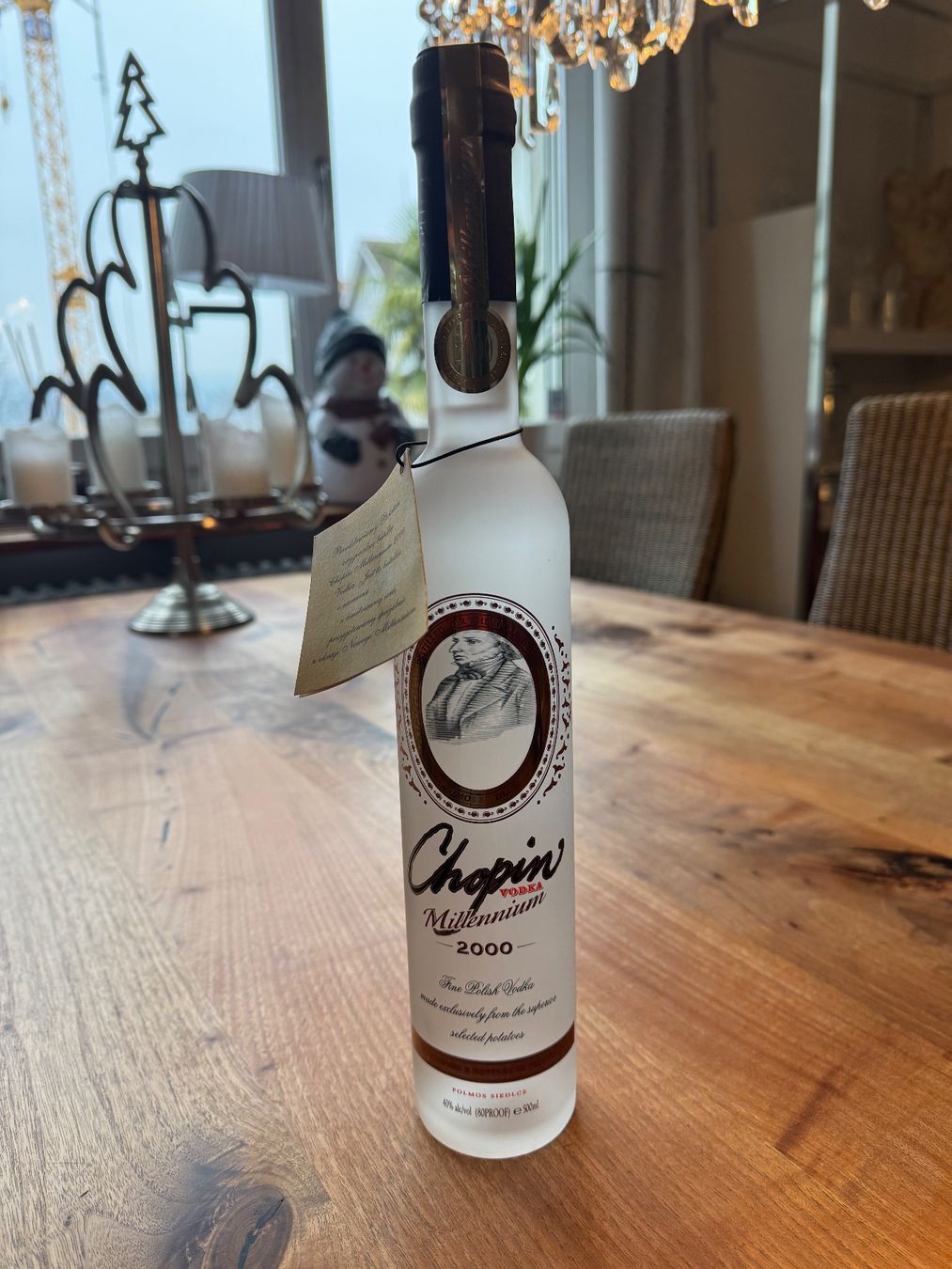 Bevande alcoliche: Vodka Chopin, Millenium 2000, Flasche Nr 21, sehr selten – Nuovo e nell'imballaggio originale da Küsnacht ZH venduto da Raimond1234 3