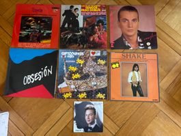 Schallplatten Sammlung mit 7 Stück