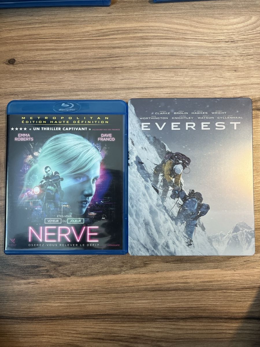 Alle DVDs: Everest, Nerve, Limitless + 5 autres BluRay – Gebraucht aus Riaz von Palu22