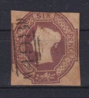 Grossbritannien 1854/57: 6 P. - Kat. 550.-- billigste