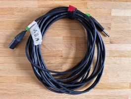 Jack Stereo to XLR 10 Meter